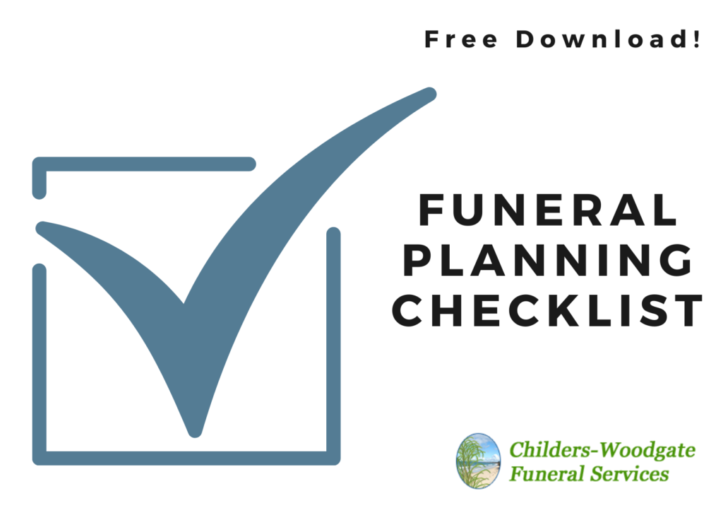 Free funeral planner checklist download